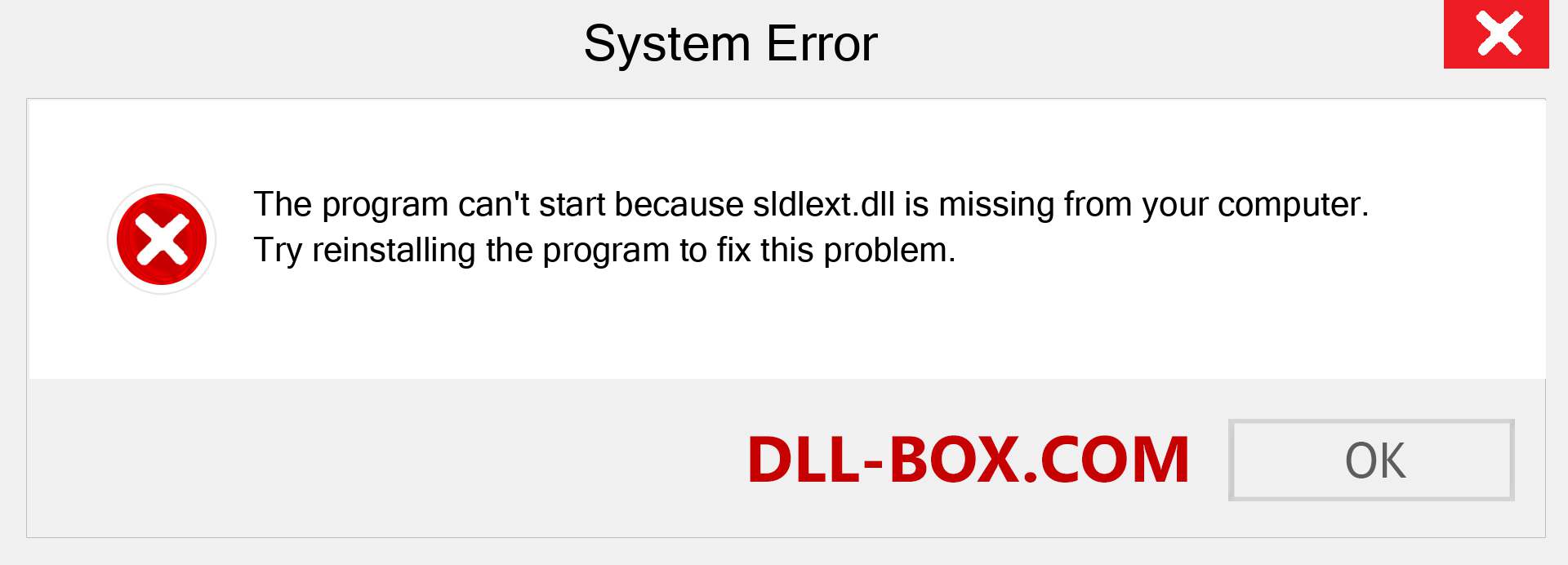  sldlext.dll file is missing?. Download for Windows 7, 8, 10 - Fix  sldlext dll Missing Error on Windows, photos, images